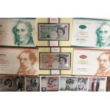 Limited edition Bank of England Banknotes, Prefix  YR20 £10 & £5 with other novelty ‘Dads Army’