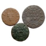 17th Century, Kent Tokens.  Lydd (3). Thomas Edericke, George & Dragon. Farthing. 1.36g. W375.