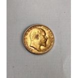 Edward VII, half Sovereign 1910.