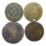 17th Century, Kent Trade Tokens.  Canterbury (4), Jarvise Willmatt, halfpenny. horse 1664, 0.81g.