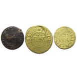 17th Century, Kent Tokens.  Deptford (3). John Horlock. Rampant Lion. Farthing. 0.94. W179.