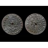 English Medieval Jetton.  Edward II, 1307-27. Type 1, Sterling head (Fox class 14). Copper, 1.28g.