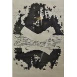 A signed lithograph signed Victoria indistinct