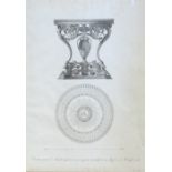 Classical studies, four 19th-century Italian engravings, framed & glazed, 47cm by 33cm (4)