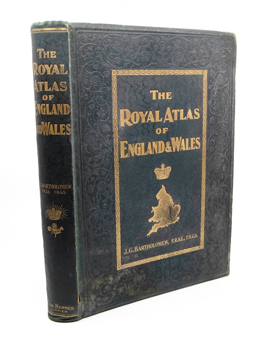 Bartholomew, J. G. The Royal Atlas of England and Wales, London, [c.1899]. Folio, publisher's