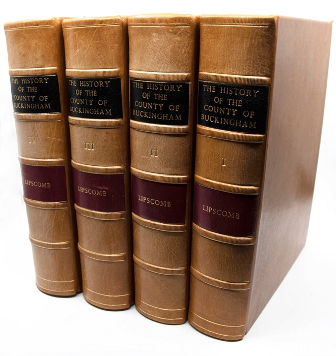 Lipscomb, George. The History and Antiquities of the County of Buckingham, in four volumes,