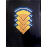The Push Pin Style, Paris exhibition poster, Chwast/Glaser, 1970, 65cm by 39cm. Vibrant colours,