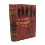 Twain, Mark. The Adventures of Huckleberry Finn, first UK edition (precedes first US edition),