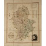 Staffordshire. Dix, Thomas. A New Map of Stafford, Divided into Hundreds, London: William Darton,