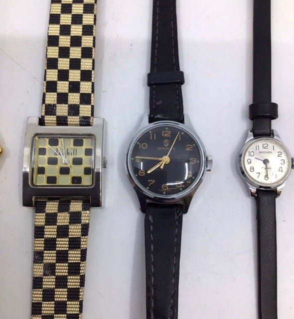 Watches: A collection of vintage watches to include: Rotary Ladies gilt watch and bracelet set, - Image 6 of 8