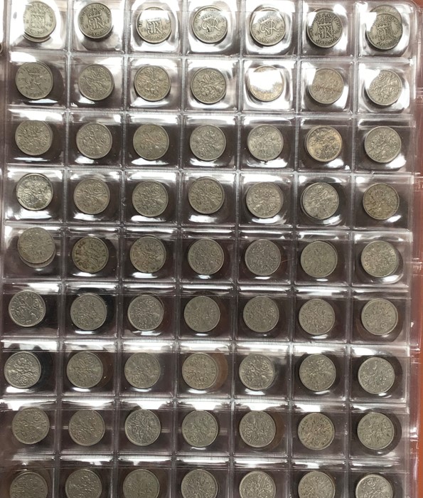 British Coin Collection includes Pre 47 & Pre 20 Silver, 2 x 1946 & 1949 brass Threepence, quantity - Image 5 of 11