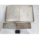 An early 19th Century mathematical compendium with annotations and formulas in chapters titled