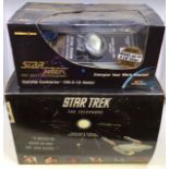 Star Trek Enterprise cd holder, Telephone, laser pistol, Generations computer game and nine Applause