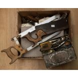 Collection of flatwares including canteen of cutlery, early to mid 20th century.