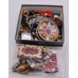 Sewing interest - sewing implements including bone, treen, a 'Lady's Companion' etui modelled as a