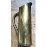 Trench art, 1942, 25 pounder Shell Casing turned into a jug.