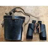 WW2 Canadian military binoculars 194f, Research Enterprise Ltd (Leaside Canada), 7 x 50, retrofitted