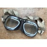 WW2 British Flying/Motorcycle Goggles by Stadium.