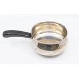 A 20th Century Danish 925 silver warming pan, plain body with detachable bakelite style handle and
