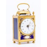A good French travelling alarm clock by Antide Janvier the famous French Clockmaker and clockmaker