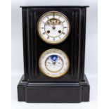 ****Will now appear in the 7th of July Fine Art***Good French marble regulator mantel clock with