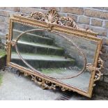 A Neo Classical carved gilt wood mirror