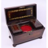 Regency tea caddy