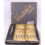 Husain a cased modern art book, India Art interest Tata Steel