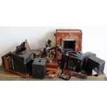 A collection of Scientific equipment including Cameras, parts and Telephone related items Additional