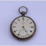 An early 19th century silver pocket watch