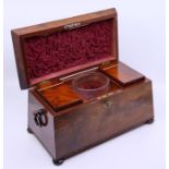 A William IV Sarcophagus tea caddy