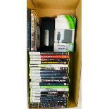 19x Xbox 360 Computer Console Games - All in Case Boxes. Also included is a 120GB HDD Hard Drive and