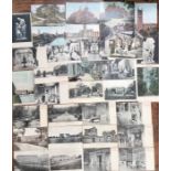 Large collection of 1900s Postcards mainly local interest of Chatsworth House, Belper, Haddon Hall