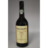 A Bottle Of Grahams Vintage Port 1987