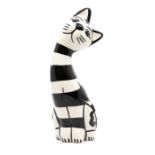 Lorna Bailey 'Humbug the Cat' figure. Height approx 19cm. Lorna Bailey signature to the rear.