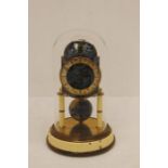 Large Bentim Globe Glass dome clock.