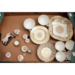 A collection of ceramics to include: part 19th Century part tea service to include six various cups,