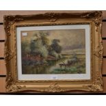 George Turner (1843-1910), A Derbyshire Brook (1899), oil on canvas, 49 x 74.5cm, signed lower left,