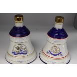 Two Bell's Decanters