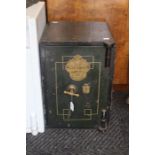 E Hipkins & Co. Dudley inflexible small sized safe, complete with keys, late19th to early 20th