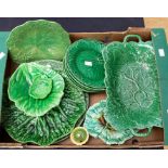 ***AUCTIONEER TO ANNOUNCE LOT WITHDRAWN*** A collection of Cabbage Ware, including Wedgwood,