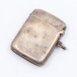 A silver vesta case, Birmingham 1894, maker A & J Zimmerman Ltd (Arthur & John Zimmerman) weight