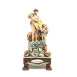 An early 19th Century Staffordshire figure of Venus probably by Obadiah Sherratt, circa 1820,