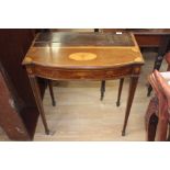 An early 19th Century Edwards & Roberts mahogany and marquetry inlaid ladies writing table,