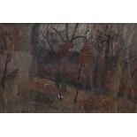 Hitchens, Ivon (British) (1893-1979), a woodland landscape, impasto oils on canvas, signed and