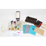 Collection of mid to late Masonic items including Medals, Medallions and Books, all contained in a