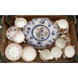 A collection of china and earthenware to include: a set of six Royal Crown Derby "Olde Avesbury" A