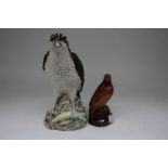 Beneagles Blended Scotch whiskey Peter Thomson (Perth) Ltd in Beswick Osprey ceramic bottles