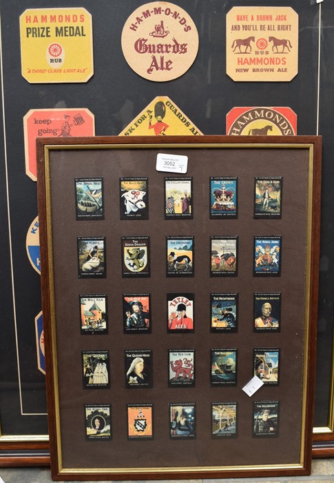 A Framed Collection Of The Tetley Inn Sign Series b 1-24