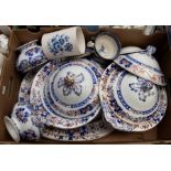 A part 19th Century New Stone B.B and later Minton Imari pattern no:8667 dinner service to